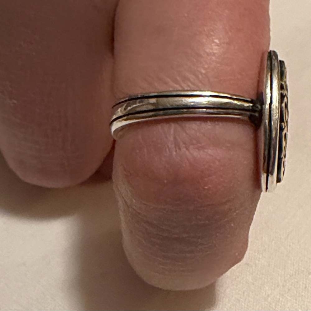 James Avery Retired Journey ring in sterling silver and bronze - Picture 4 of 6